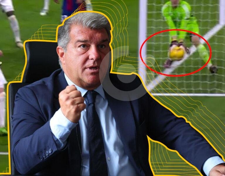 ¡Escándalo en el Clásico! Laporta considera pedir repetición del partido por ‘Gol Fantasma’