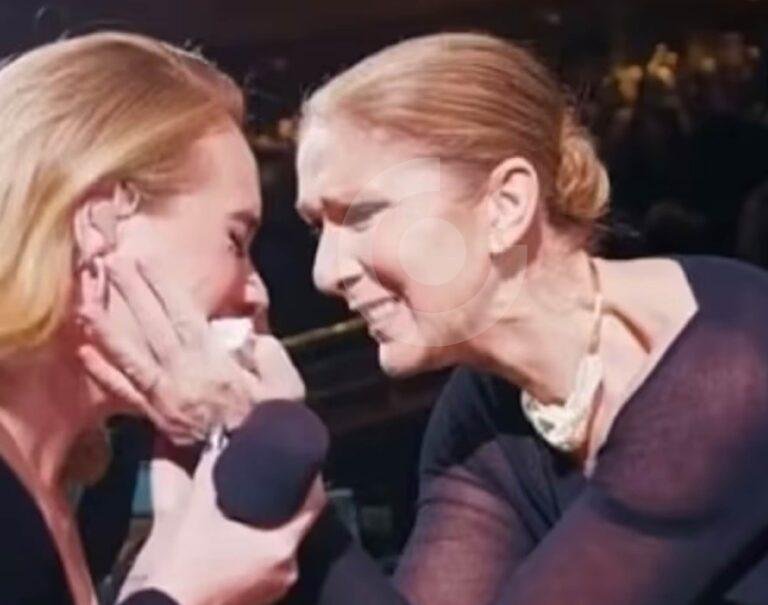 Adele y Celine Dion comparten un emotivo abrazo entre lágrimas