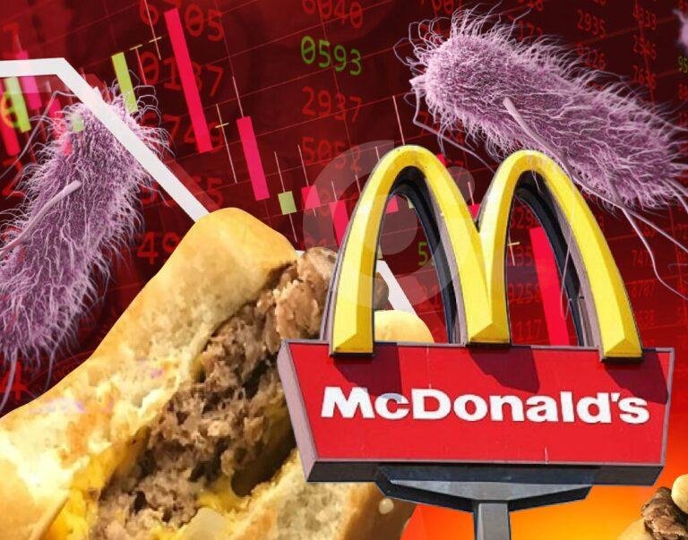 Brote de E.coli en los cuartos de libra del gigante de las hamburguesas McDonald’s provoca que se desplomen las acciones en la bolsa